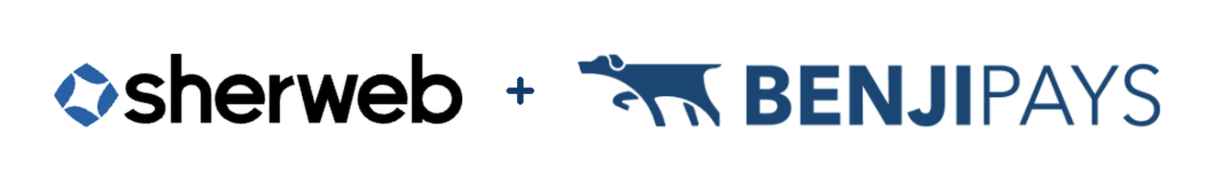 Sherweb and Benji Pays logos side by side